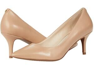 Cole Haan Womens Go-to Park Pump Size 7.5 EU 38 Tan Nude Leather 65 mm Heels NIB